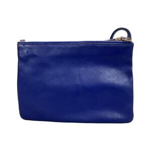 Celine Trio Blue Bag Crossbody leather